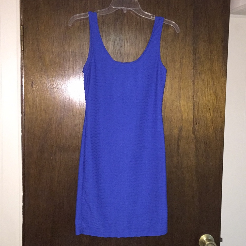 Royal blue tank dress